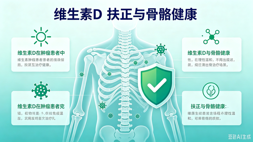 维生素 D 如何兼顾肿瘤患者扶正与骨骼健康