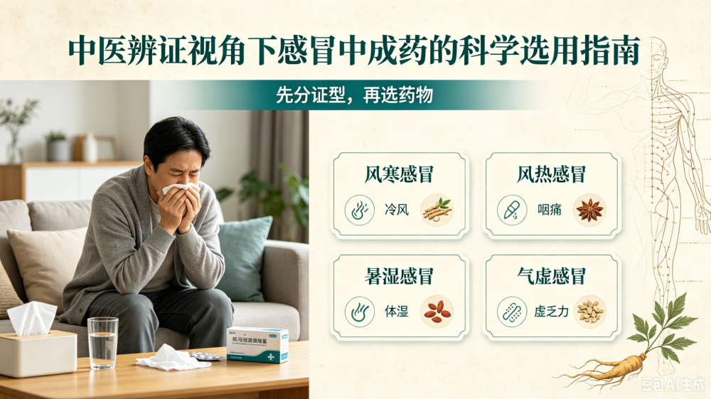 中医辨证视角下感冒中成药的科学选用指南